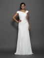 Trumpet/Mermaid Beading Sleeveless Long Chiffon Dresses