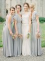 A-Line/Princess Sleeveless Floor-Length Chiffon Bridesmaid Dresses