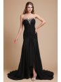 Trumpet/Mermaid Sweetheart Sleeveless Beading Long Chiffon Dresses