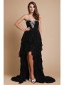 A-Line/Princess Sweetheart Sleeveless Beading Chiffon Dresses