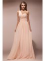 Sheath/Column One-Shoulder Sleeveless Ruffles Long Chiffon Dresses