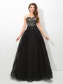 Ball Gown Sweetheart Lace Sleeveless Long Net Quinceanera Dresses