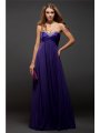 Sheath/Column Sweetheart Beading Sleeveless Long Chiffon Dresses