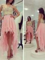 A-Line/Princess Sleeveless Sweetheart Beading Chiffon Asymmetrical Dresses