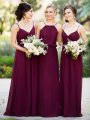 A-Line/Princess Sleeveless Floor-Length Chiffon Bridesmaid Dresses