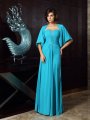 Sheath/Column Sweetheart Beading Sleeveless Long Chiffon Mother of the Bride Dresses