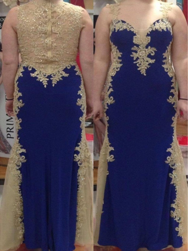 Sheath/Column Straps Sleeveless Applique Floor-Length Elastic Woven Satin Plus Size Dresses