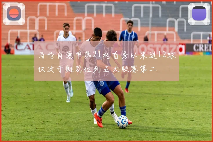 马伦自意甲第21轮首秀以来进12球仅次于凯恩位列五大联赛第二